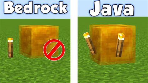 Bildergebnis für Difference Between Bedrock and Java Look Alikes