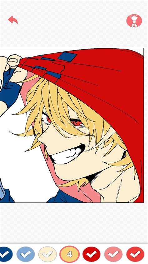 Toradh íomhá ar Colour by Number Anime