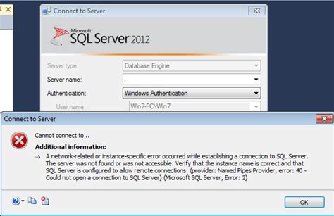 Toradh íomhá ar SQL No Server Message
