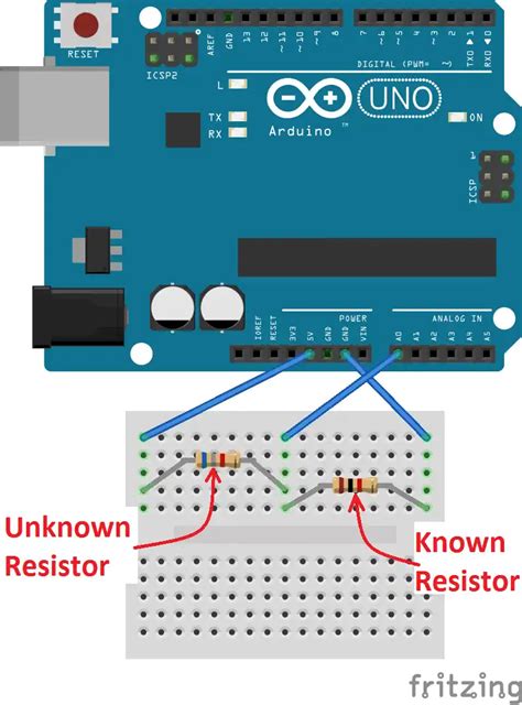 Toradh íomhá ar Resistor Meter Arduino