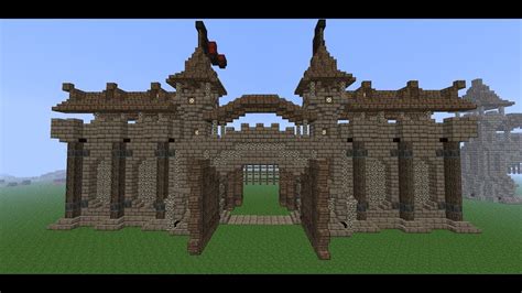 Medieval Castle Wall Minecraft