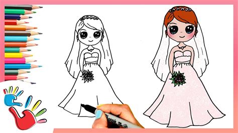Image result for How to Draw a Bride Easy