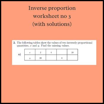 Image result for Inverse Proportion Problems