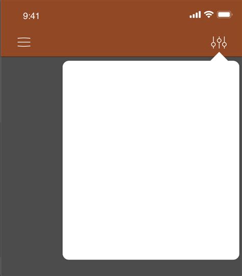 Toradh íomhá ar Show Menu in Flutter