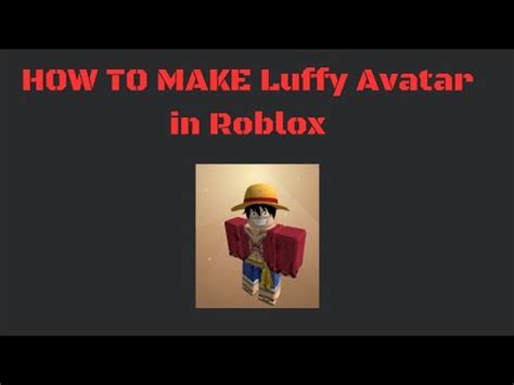 How to Make Luffy in Roblox Free に対する画像結果