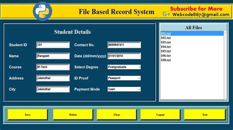Toradh íomhá ar How to Make a Record in Python