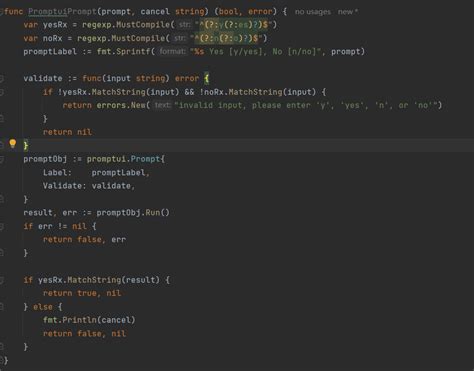 Afbeeldingsresultaten voor Golang Promptui Confirm