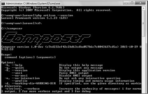 Image result for Syntax to Create Laravel Project in Cmd
