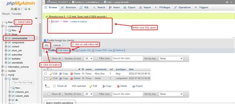 Image result for phpMyAdmin Localhost Dashboard