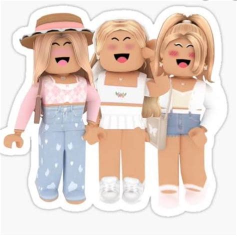 Image result for Roblox Girl Stickers