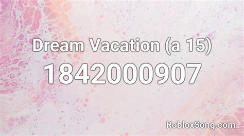 Image result for Vacation Roblox ID