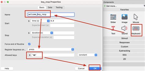 Toradh íomhá ar Stroop PsychoPy
