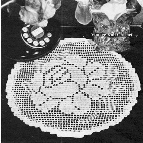 Image result for Vintage Filet Crochet Patterns