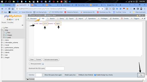 Rename Database in phpMyAdmin に対する画像結果