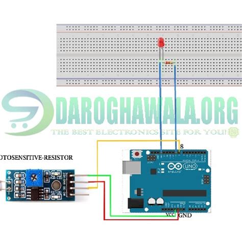 Lichtsensor Arduino LDR に対する画像結果