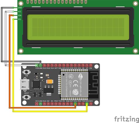 SDA SCL Esp32 LCD に対する画像結果