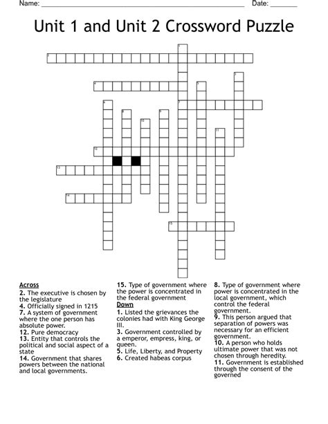 Unity Create with Code Unit 1 and 2 Crossword Clue Answer に対する画像結果