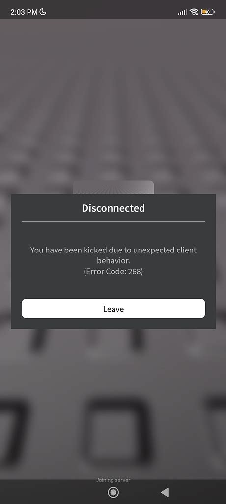 Image result for Kicked Roblox Error Troll