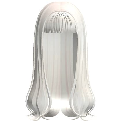 Image result for Bangs White Hair Roblox