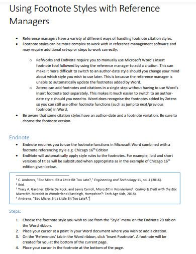 Image result for How to Footnote Sources