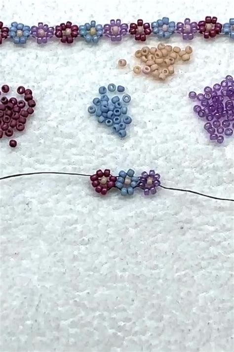 Toradh íomhá ar Seed Bead Chain Patterns