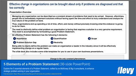 Elements of a Problem Statement に対する画像結果
