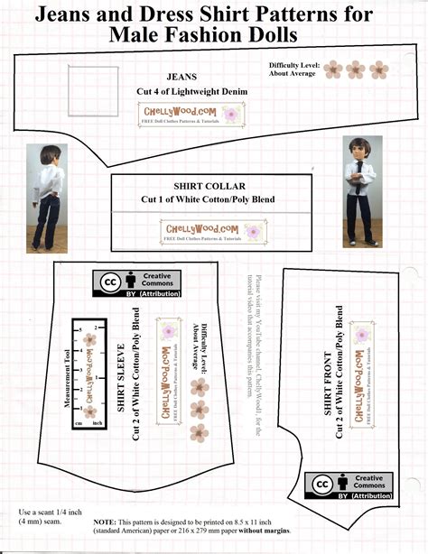 Free Printable Ken Doll Patterns に対する画像結果