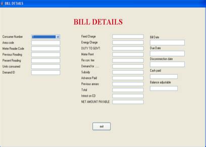 Afbeeldingsresultaten voor Electricity Billing Management System in Java