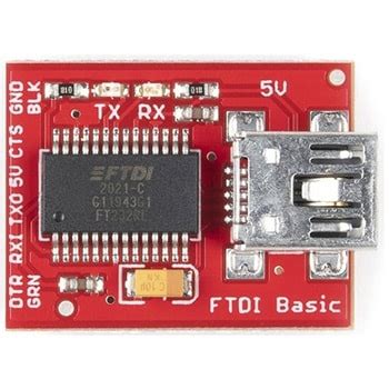 Toradh íomhá ar FTDI SparkFun