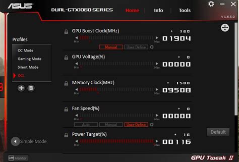 Image result for GeForce 1060 Over Clock