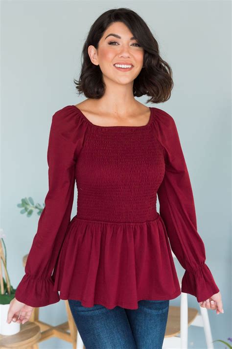 Toradh íomhá ar Modest Blouses