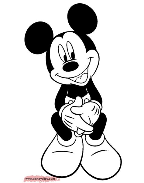 Image result for Mickey Mouse Color Pages
