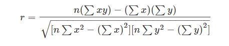 Afbeeldingsresultaten voor Correlation Formula R2