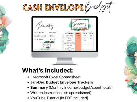 Image result for Envelope Budget System Excel Template