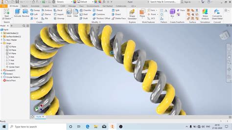 Afbeeldingsresultaten voor Making Spring in Inventor