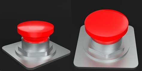 Image result for High Red Button 3D Model