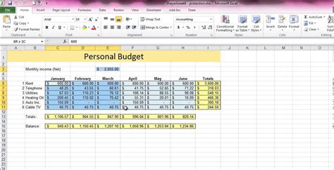 Toradh íomhá ar Protect Cells in Excel
