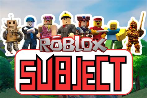 Image result for Roblox Theme Subject Template