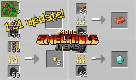 Afbeeldingsresultaten voor Smeltable Items Minecraft