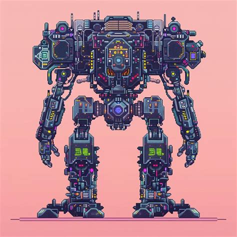 Afbeeldingsresultaten voor Pixel Art Robot