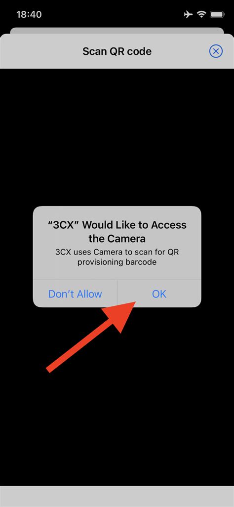 Toradh íomhá ar 3CX QR Code