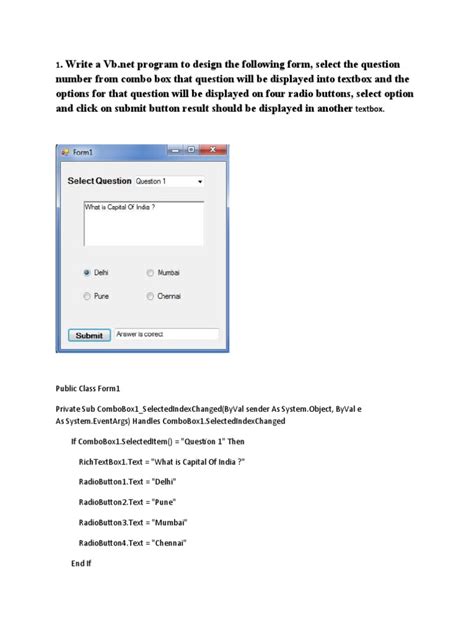 Image result for Visual Basic Exercises