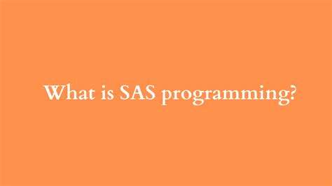 Toradh íomhá ar SAS Programmer Justifications