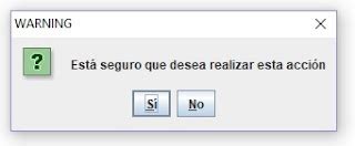 Toradh íomhá ar If Else JOptionPane Java