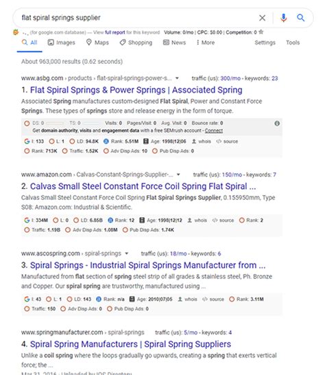 Image result for Flat Spiral Spring