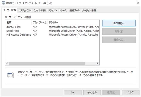 Oracle Instant Client ODBC に対する画像結果
