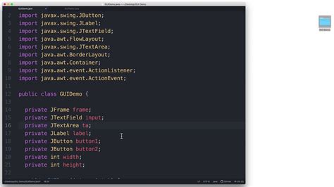 Toradh íomhá ar BorderLayout Java Swing Picture