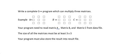 Image result for Write a Program for Matrix Multiplication in C++