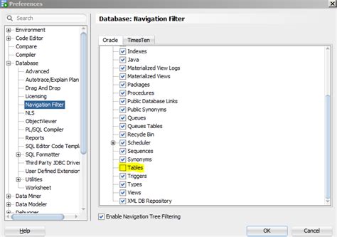 Tables Node in SQL Sever に対する画像結果