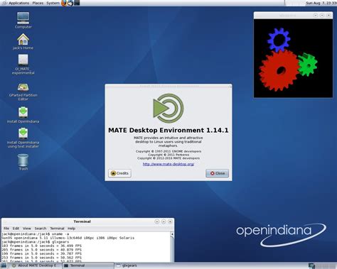 Toradh íomhá ar Open Source Unix